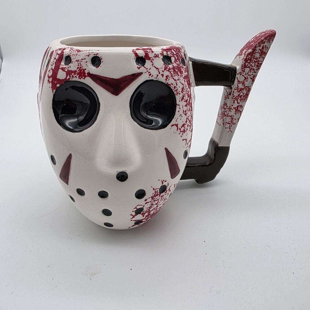 Friday the 13th Jason Voorhees 24oz Machete Handle Mug Silver Buffalo 2021